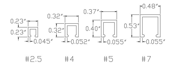 Strip brush holder reference diagram