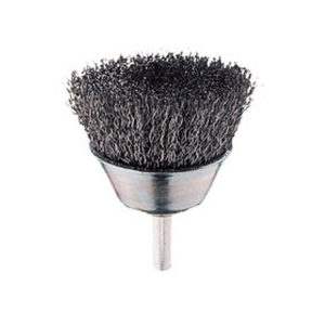 thumbnail image 2 of Osborn 4-Inch Fine Concave Wire Brush, Crimped Wire Wheel, Power Tool Attachment, USA Made 2 of 6